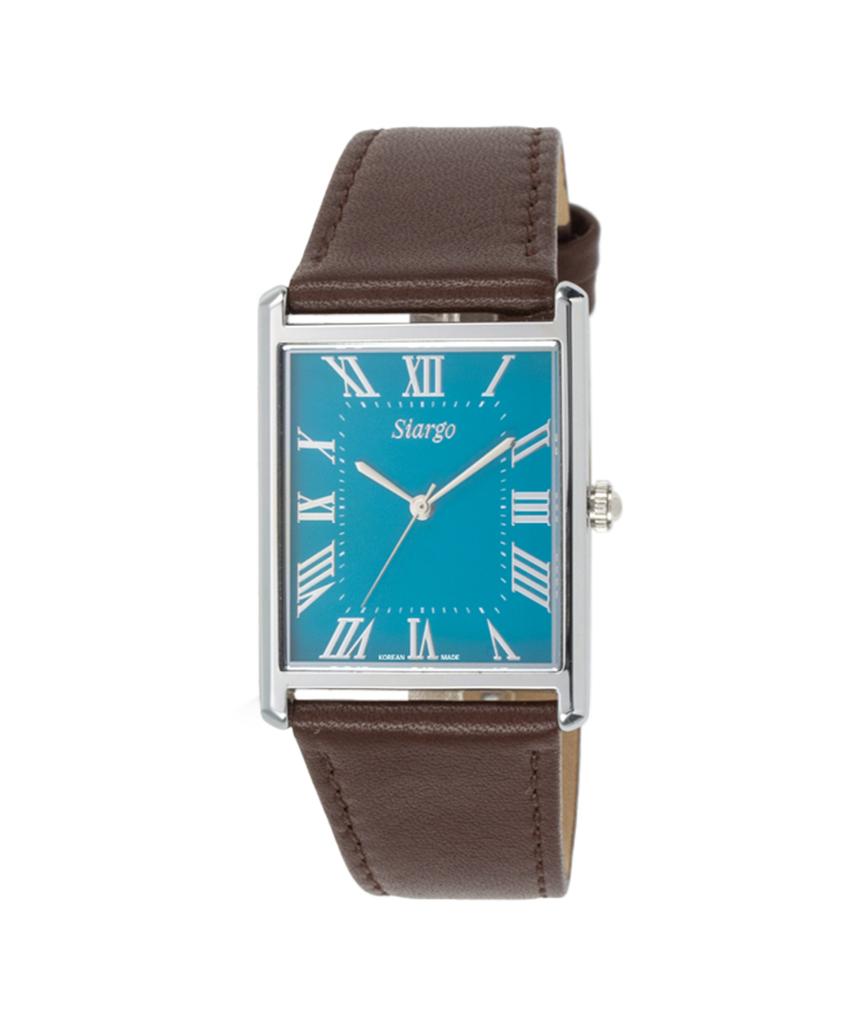 Sialeugo Sg-010L-Dm Fennel Collection Men'S Leather Wristwatch
