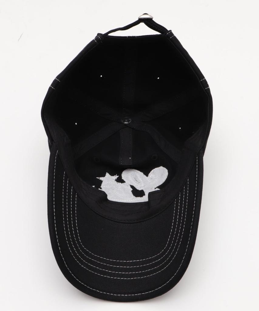 WEGO Dámská kšiltovka s aplikací s logem v distressed stylu, velikost F, černá