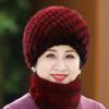 Mink Hat Winter Mink Hair, Mink Hat for Warm Grandma, Middle Aged and Old Lady, Mother's Hat