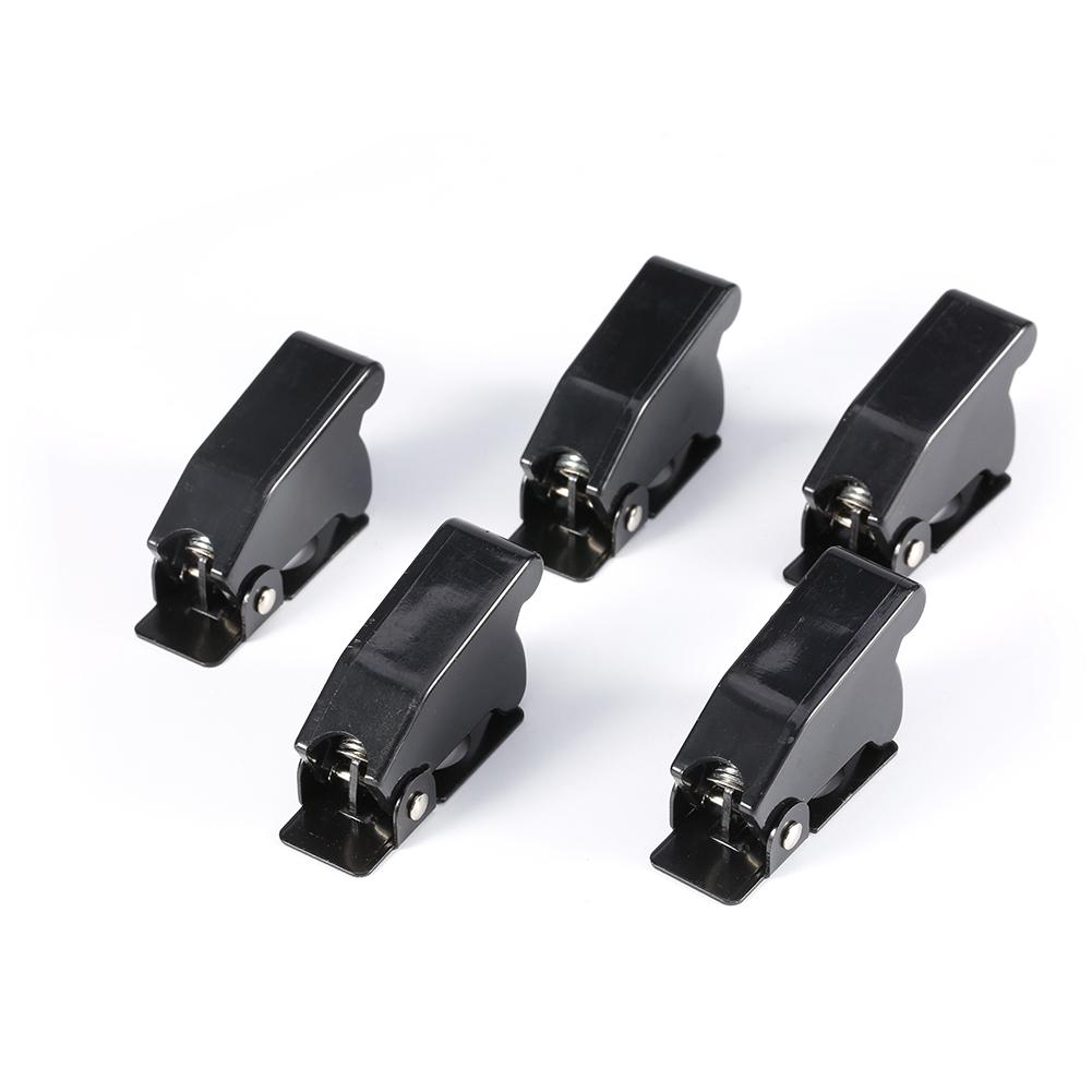 Buy 5Pcs Black Safety Switch Flip Cover Guard For Car Toggle Switch at