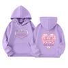 Kids Long Sleeve Letter Print Pullover Hoodie with Pockets, Loose Fit