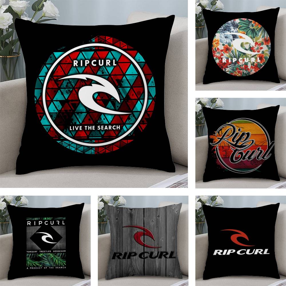 Surf Beach R-Rips Curls Pillow Case Plush Fabric Soft Double Sided Print Home Sofa High Quality Cushion Cover Throw