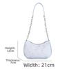 Fashion Lightweight Shoulder Bag Large Capacity with Chain Crossbody Purse Women Handbag