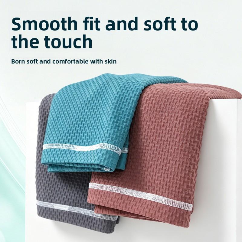 Men's Fall Fashion New Comfortable Mesh Breathable Mid Waist Flat Angle Briefs