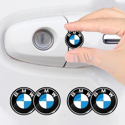 Car Lock Keyhole Stickers Door Lock Protect Car Stickers For 325i 320Li 325Li 330Li F30 F10 F15 E30 E46 E90 E60 M1 M2 M3