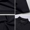 Men's Casual Polo Shirt Short Sleeve Striped Collar European Fit Lightweight Breathable Summer Top