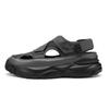 Hole shoes men's 2025 new summer wear to work dad driving sandals men's bag head sports beach sandals