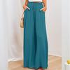 Summer Women Trousers, Casual Wide Leg Trousers, Loose Casual Fashion Trousers Women