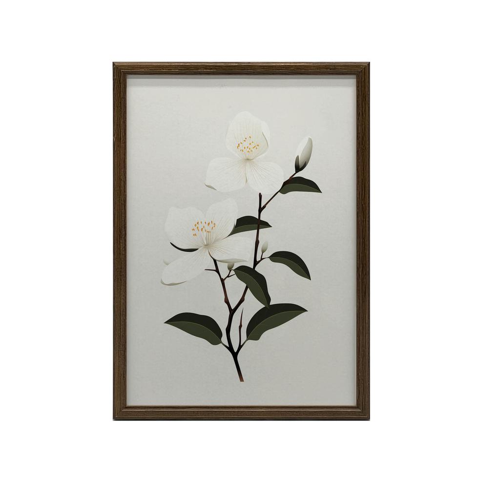 Jasmine Branch Jasmine Branch, 30X40 Cm, Frameless, 230 Gsm Matte Paper