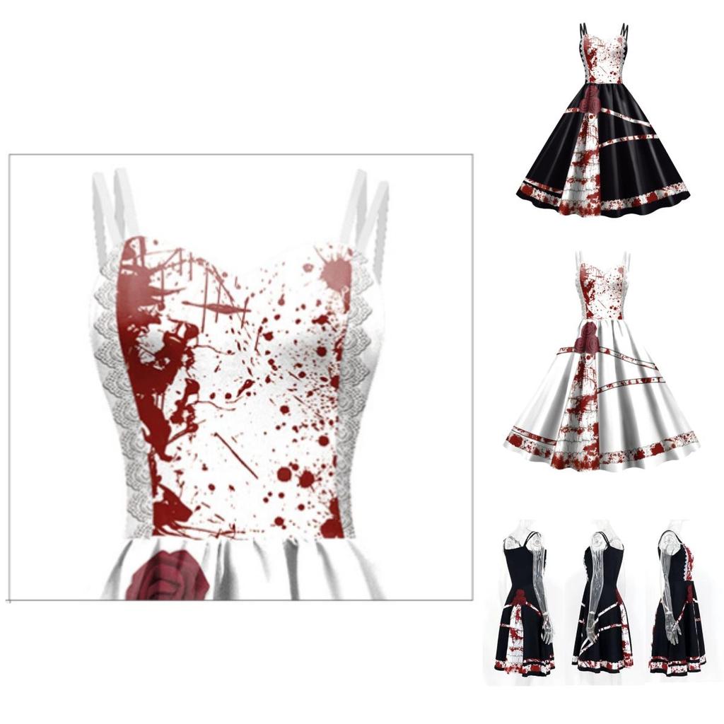 Jialin Halloween Dress For Men Polyester Fiber Fabric Ideal For Game Anime Role Play Summer)