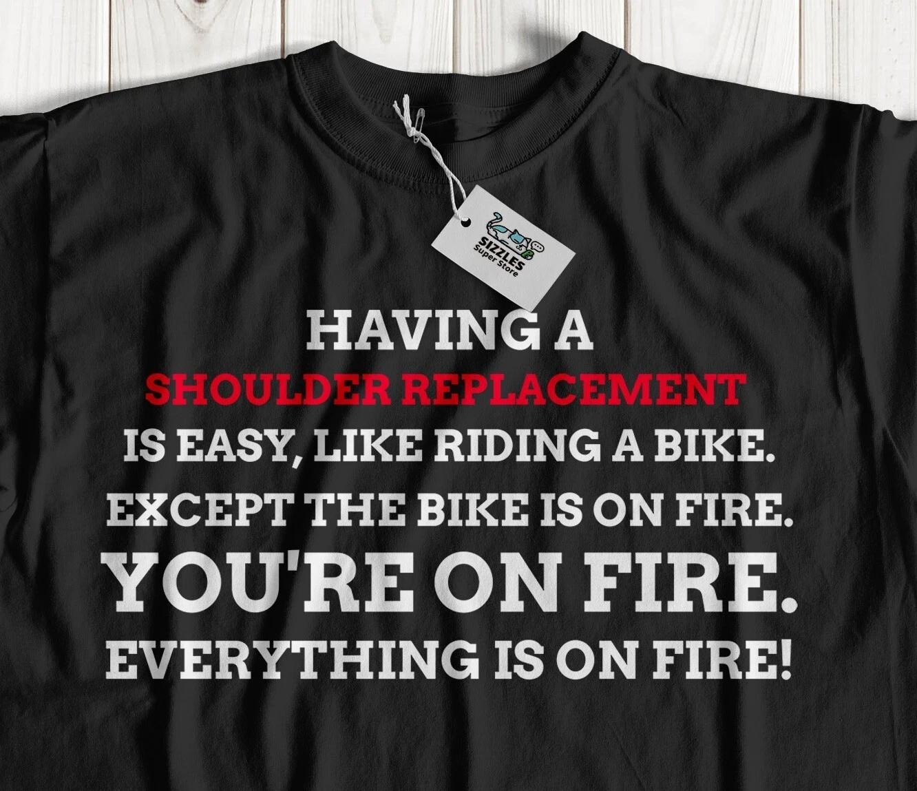 

Unisex Funny Shoulder Replacement T-Shirt & Shoulder Arthroplasty Gifts S