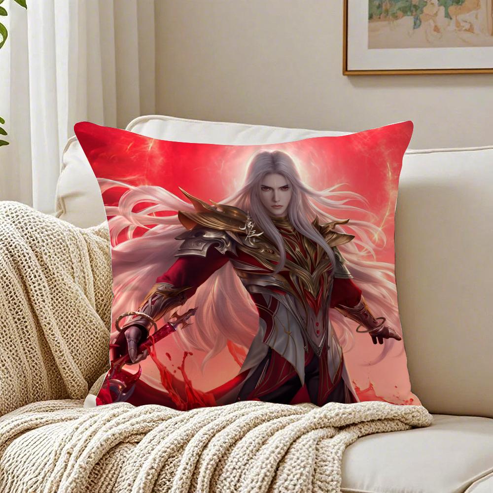 Epic Martial Chinese Anime SSoul Land Cushion Cover Pillowcase Antidustmite living Room Sofa Decor Cushion Room 30X30cm