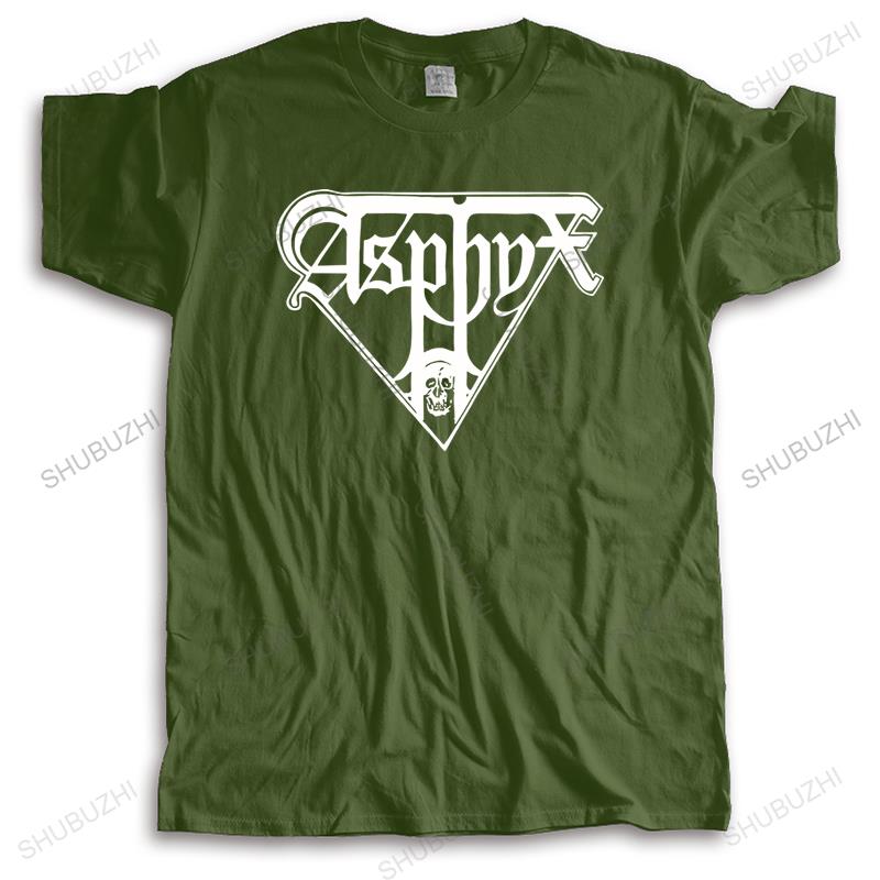 New T Shirt Black Funny Tops for Men Tshirt Men Cotton Tee Shirt ASPHYX LOGO Unisex Printing Loose T-shirt Teenagers Cool Tops