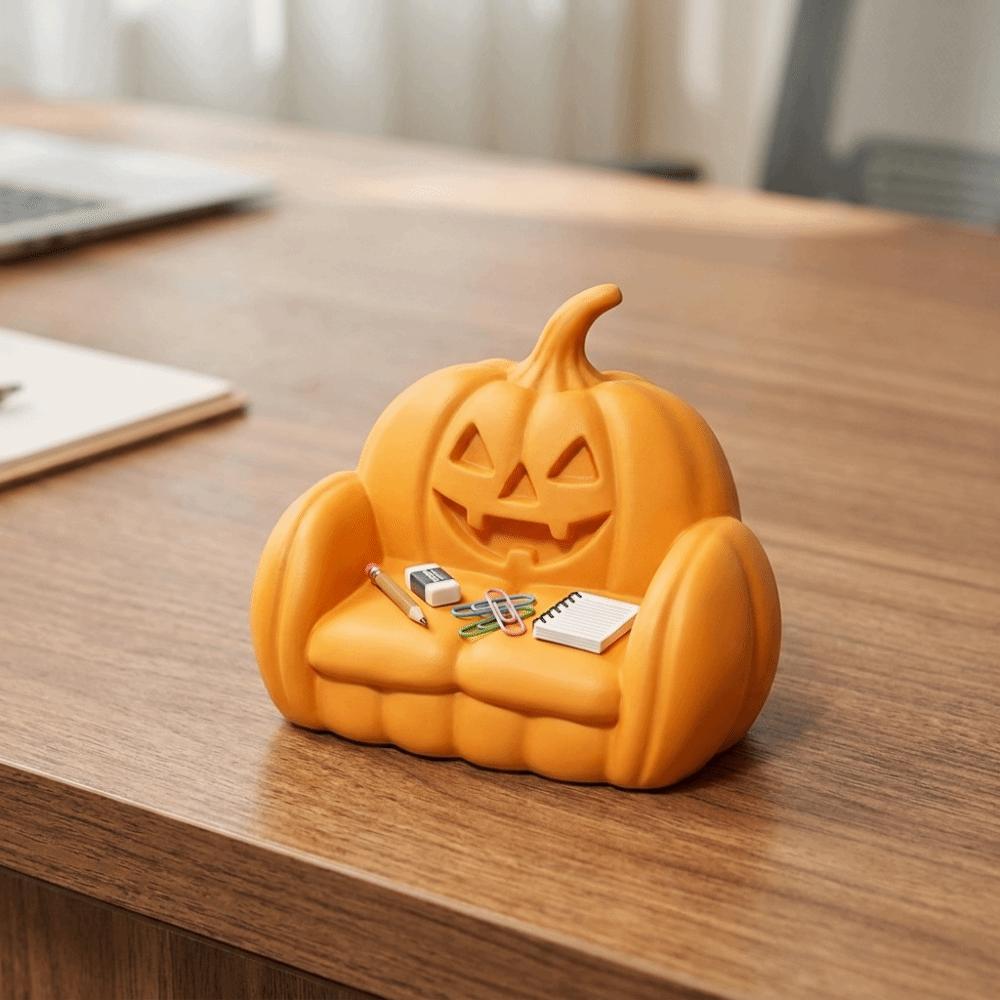 Realistic 3D Printing Pumpkin Decorations Spooky Design Ghost Pumpkin Storage Tray  Gift