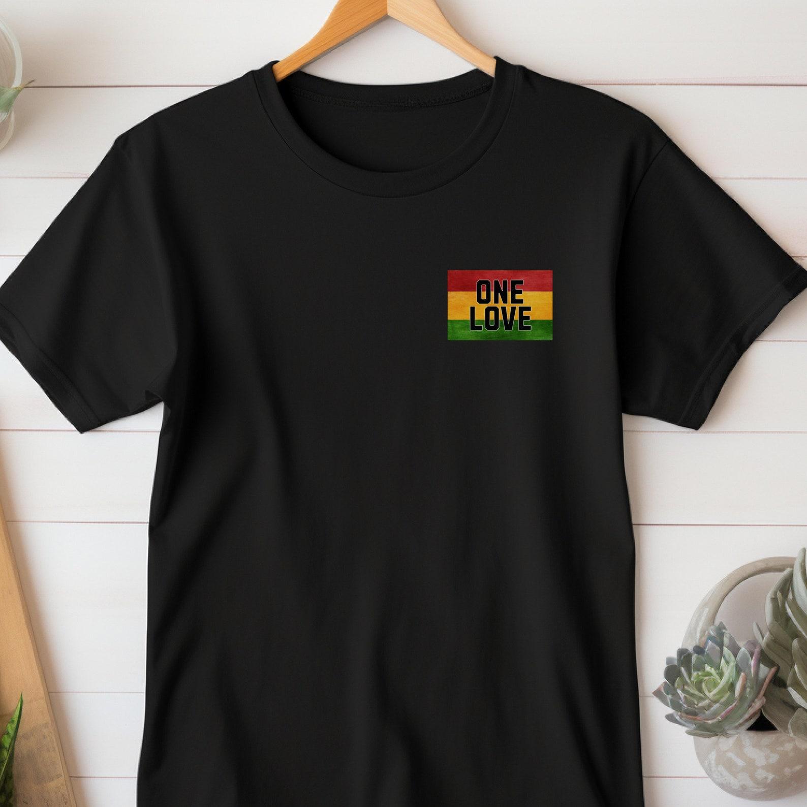 One Love Reggae T-Shirt: Unisex Rasta Vibes Tee 2XL