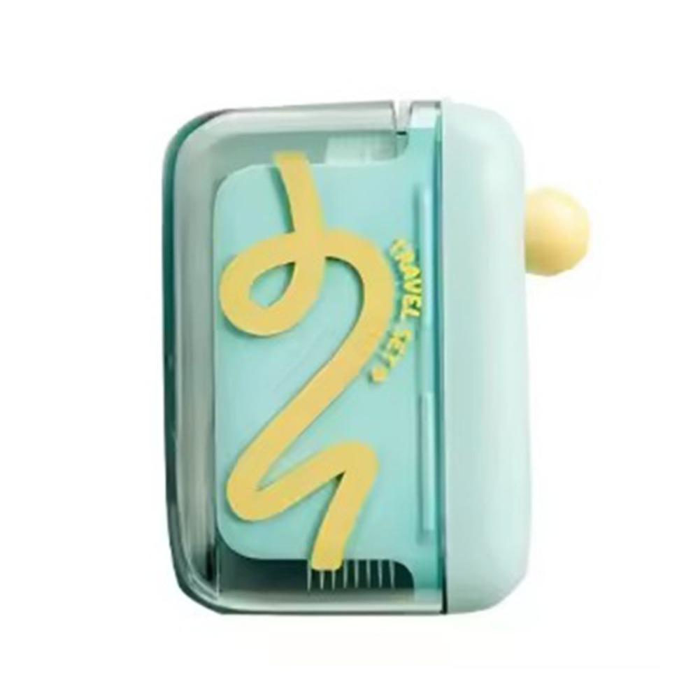 

Portable Home Use Floss Box Automatic Pop-up Floss Box Ultra Fine Fental Floss Stick High-End Creative Toothpick Box Oral Care зелений