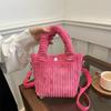 Corduroy Simple Large Capacity Casual Crossbody Bags for Women Shoulder Bags Purse and Handbags Designer Bag  