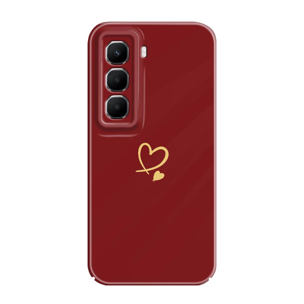 

Простой чехол для телефона с рисунком Любовь для Infinix Hot 60 60I 40 30I 12 10 Note 50 30 Pro Plus Play 4G 5G Пленка Жесткая Крышка infinix Hot 30I