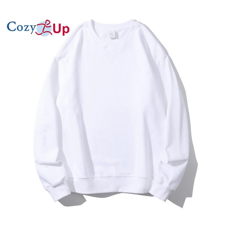 Cozy Up Fleece, Cotton-Blend Pullover, Crewneck Sweatshirt for Men