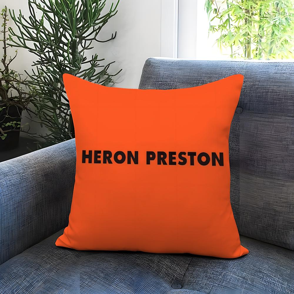 Stylish HHeron Prestoning Cushion Cover Comfortable Reversible Pillow Cover Ideal for Car Sofa Bedroom Beyond