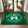 Hibernian FC Design Crystal Velvet Rug Soft Decorative Mat for Bedroom Entrance