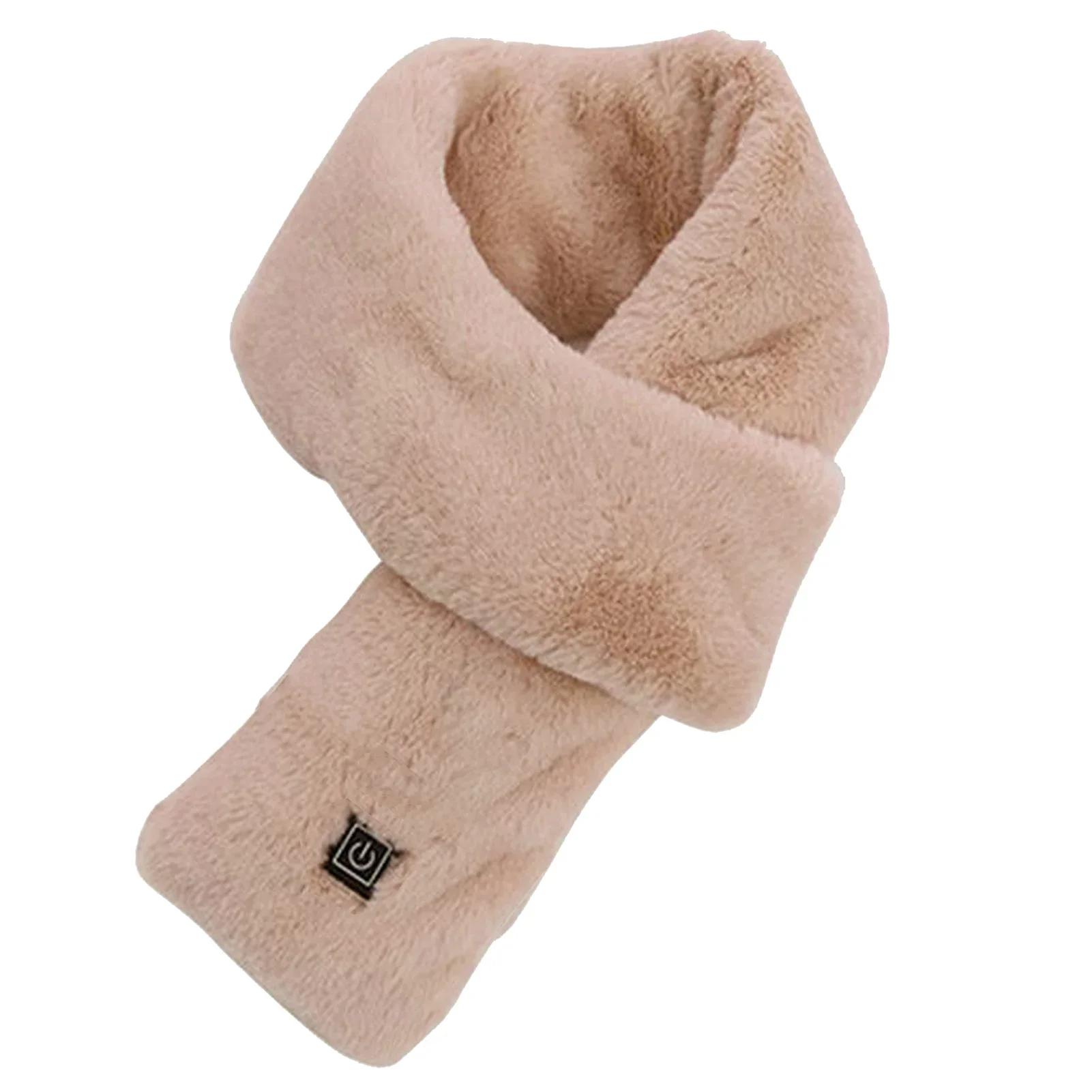 Winter Heating Scarf for Women Men Temperature Scarf 3 Gears Adjustable USB Charging Heat Control Neck Warmer Washed Directly