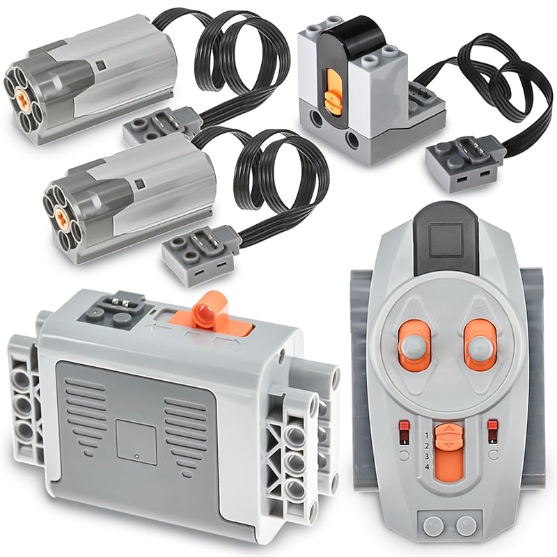 

Cobers 5-point power function set Compatible with major brand Technic parts motor set IR receiver remote control aa battery box