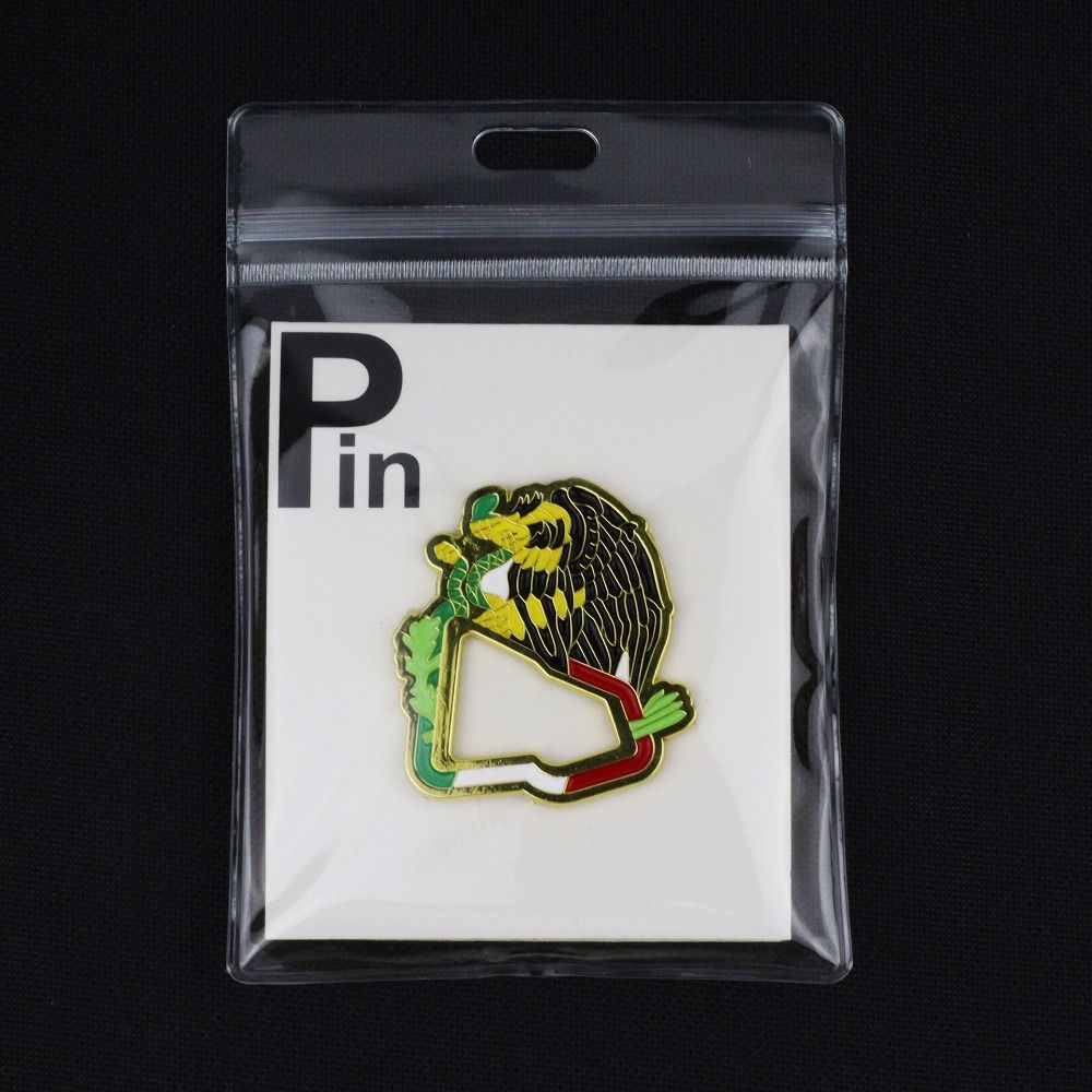 Metal Mexican Enamel Pin Eagle Baking Paint Brooches Funny Era Hat Pins  Decoration