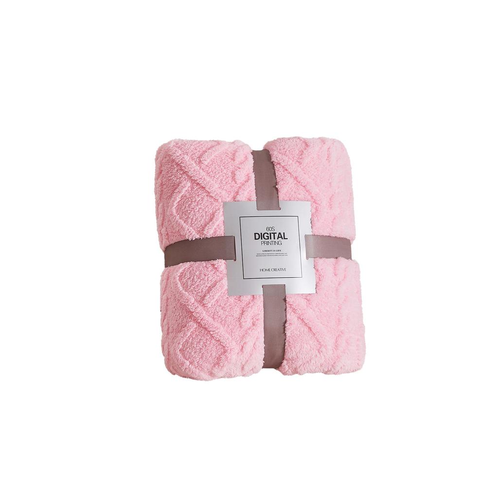 Taffeta  Solid Color Blanket Coral Velvet Flannel Blanket Thickened Cover Blanket Gift Blanket Home