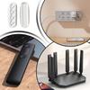 Self-Adhesive Wall Socket Holder, Punch-Free Reusable Power Strip Organizer for Desktop Strong Sticky Cord Management Rack