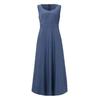 Elegant Long Denim Dress for Women - European & American Style, African-Inspired Fashion