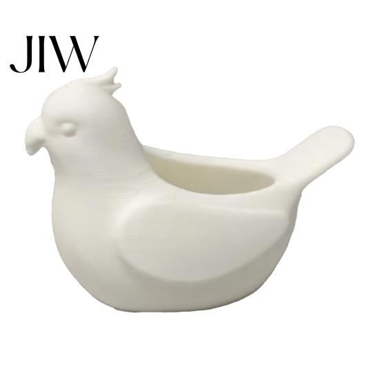 Decorative Bird Shaped Vase Shape Flowerpot, Handheld Size Durable PLA Flower Pot, Healing Lightweight Window Sill Planter 3D Printed Creative