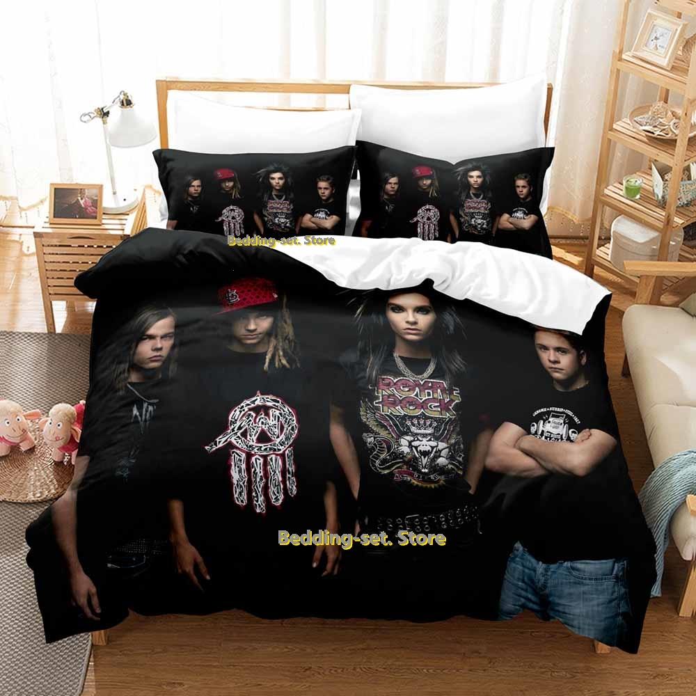 Comforter Tokio Hotel Bedding Set Single Twin Full Queen King Size Bed Set Adult Kid Bedroom Duvet Sets 3D Print Anime Bed