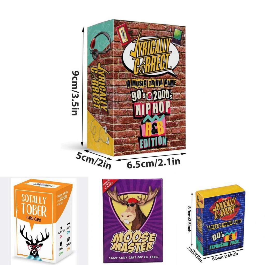 Sotally Tober Dog Man Virus Text Drinking Moose Master Card Game With Colorful Packaging For Adults