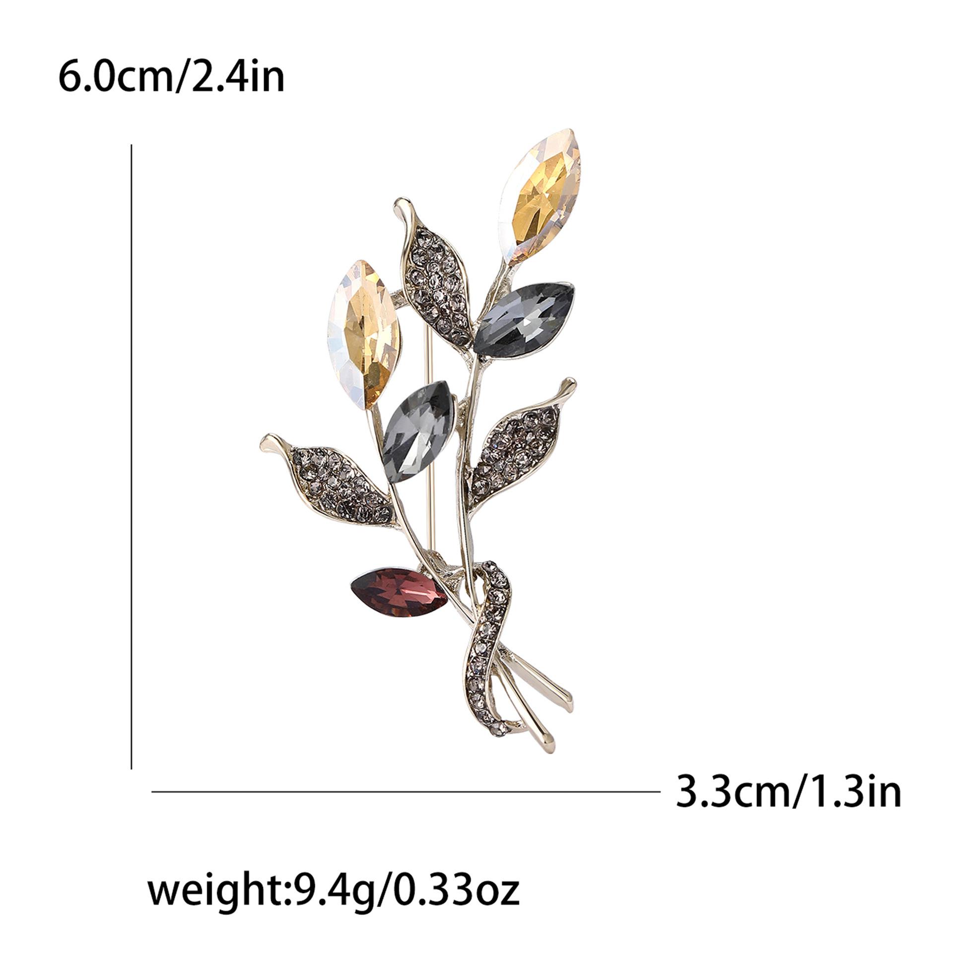 

Винтажный креативный сплав Стразы ветви букет брошь популярная женская одежда брошь орнамент булавка