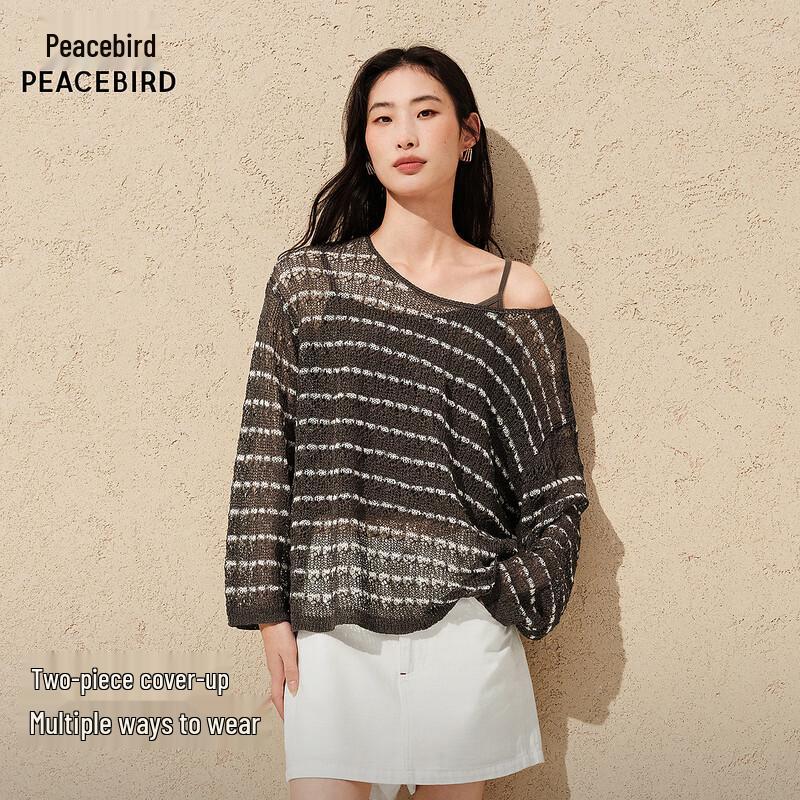 Peacebird Commuter Knit Pullover A1EEG2306 M