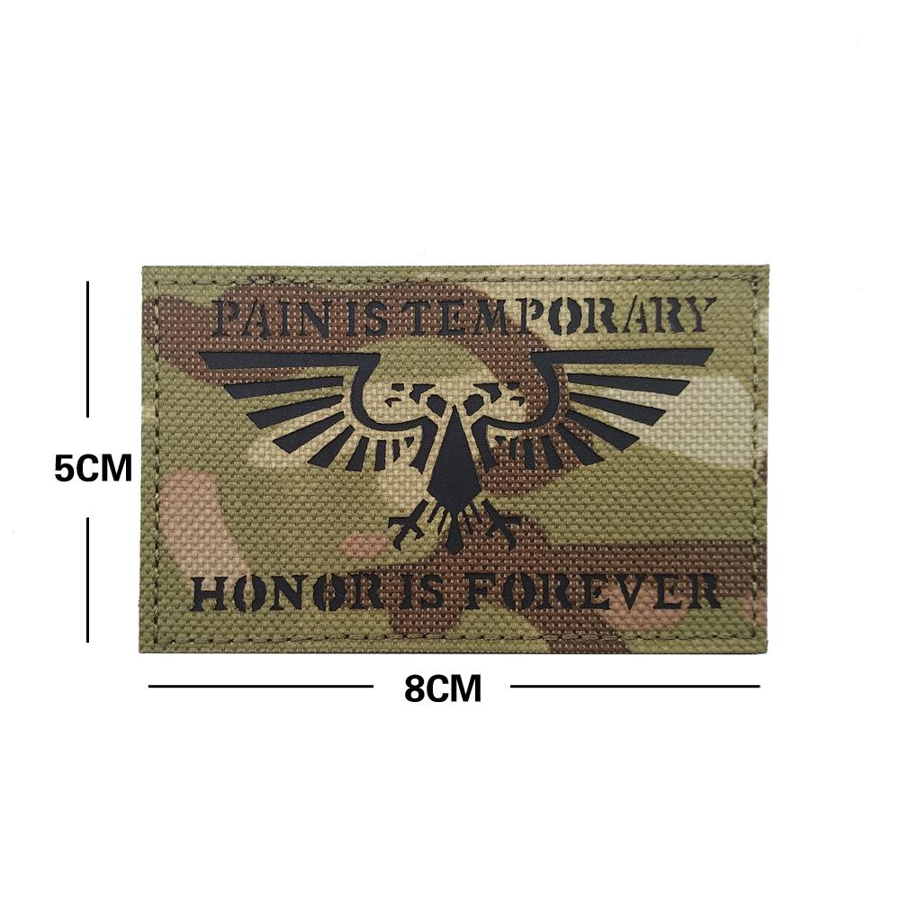 

English Pattern Luminous Reflective Armband Badge Patch