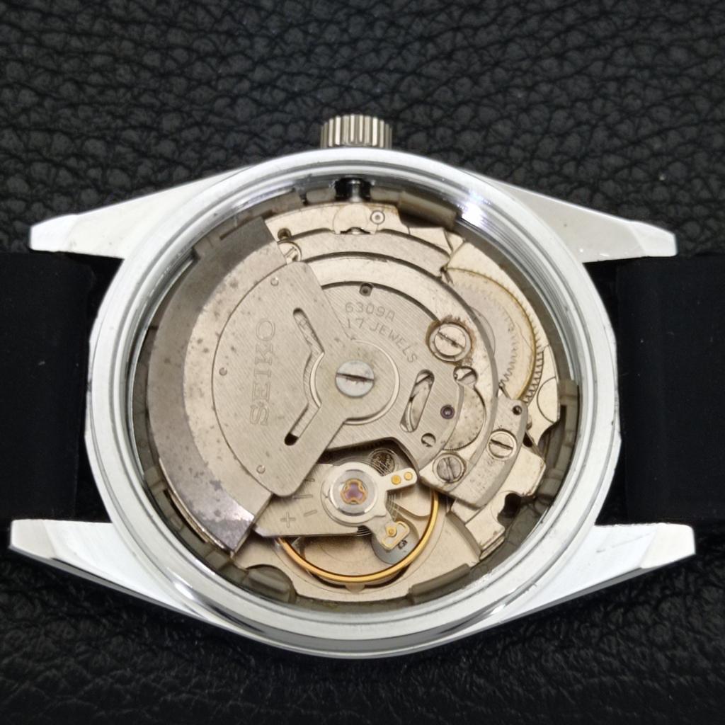 MENS VINTAGE SEIKO 5 AUTOMATIC REFURBISHED JAPAN BLACK DIAL WATCH A440554-4 Sk-a440554