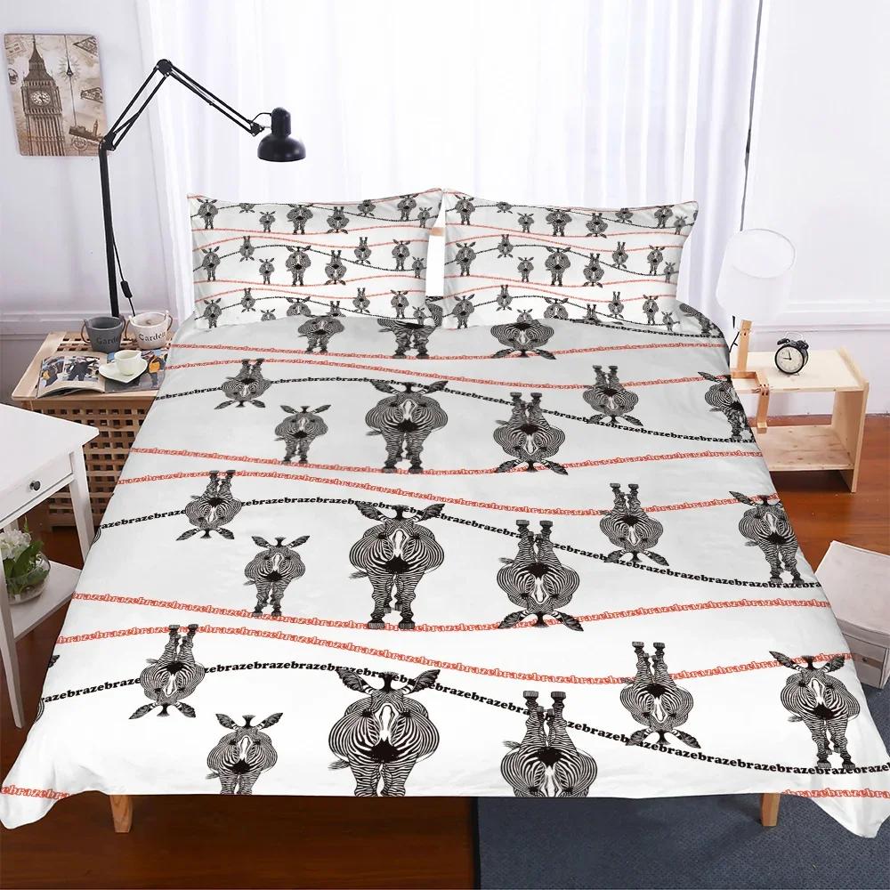3D animal Horse Soft Duvet Cover Set+pilow Cover Brown Grey Bed Cover Set Quen Sized Dimensions Animal Beding Sets 5d Jogo De Cama Ful