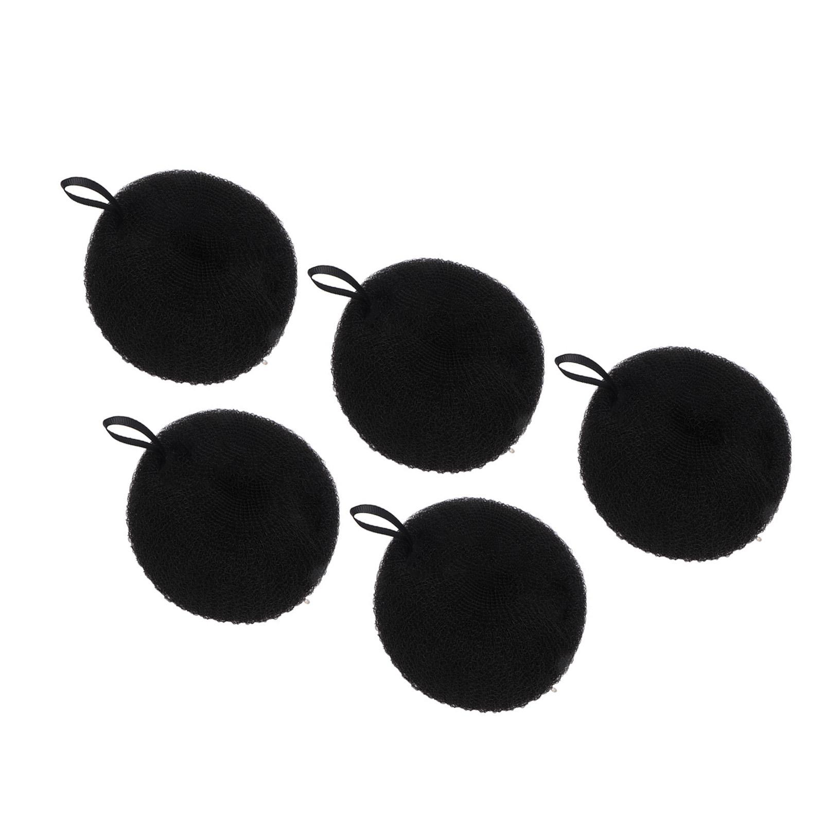 

5 шт. мочалка для душа и ванны, глубокая очистка, плотная пена, удобный массажный скраб для тела чёрный