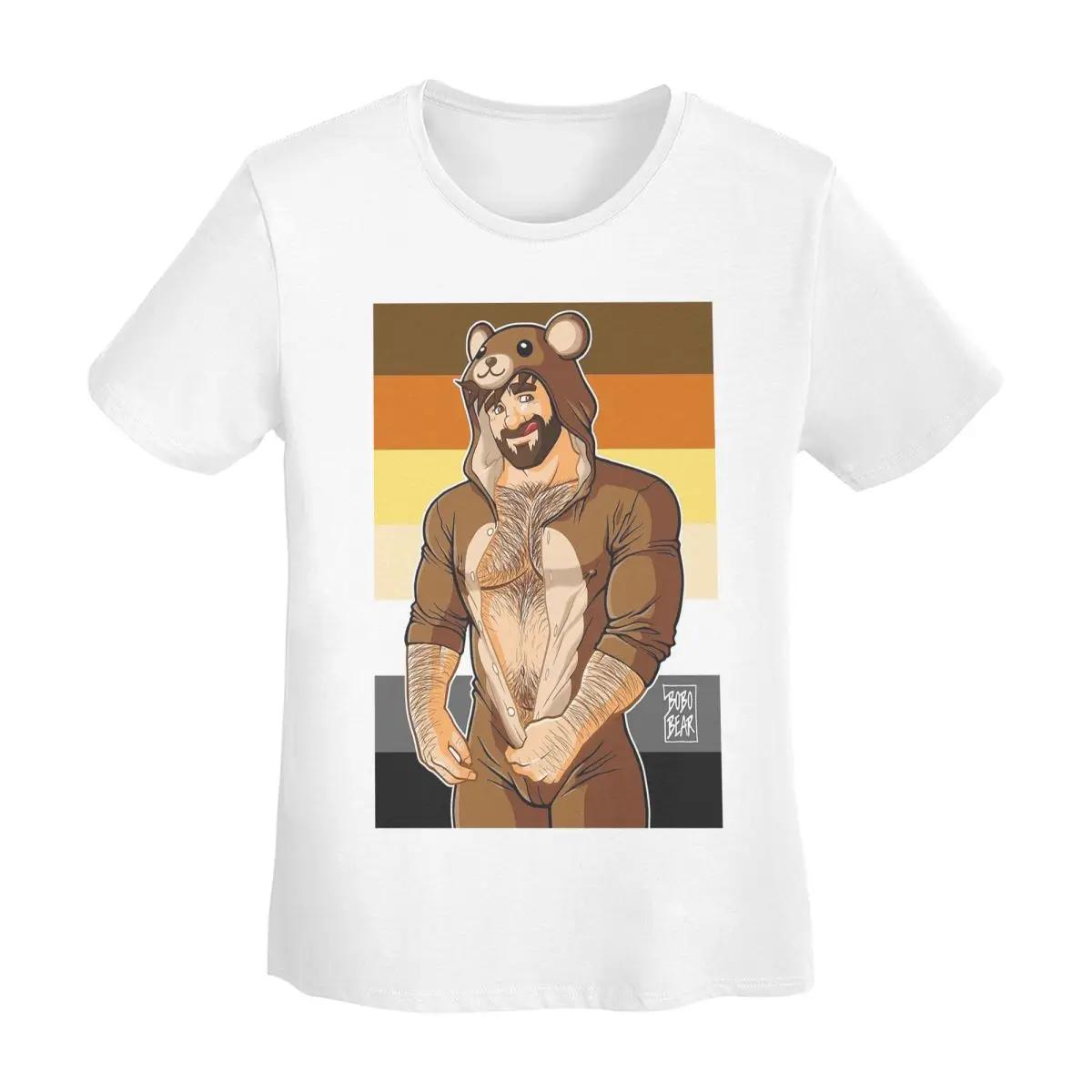 Adam Likes Teddy Bears Bear Pride TShirt Women Short Sleeve T Shirts Round Neck Streetwear Cotton Summer Tees Streetwear S