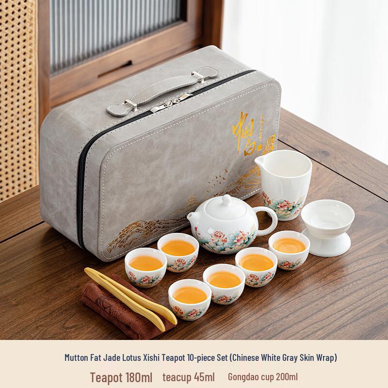 White Porcelain Kung Fu Tea Set