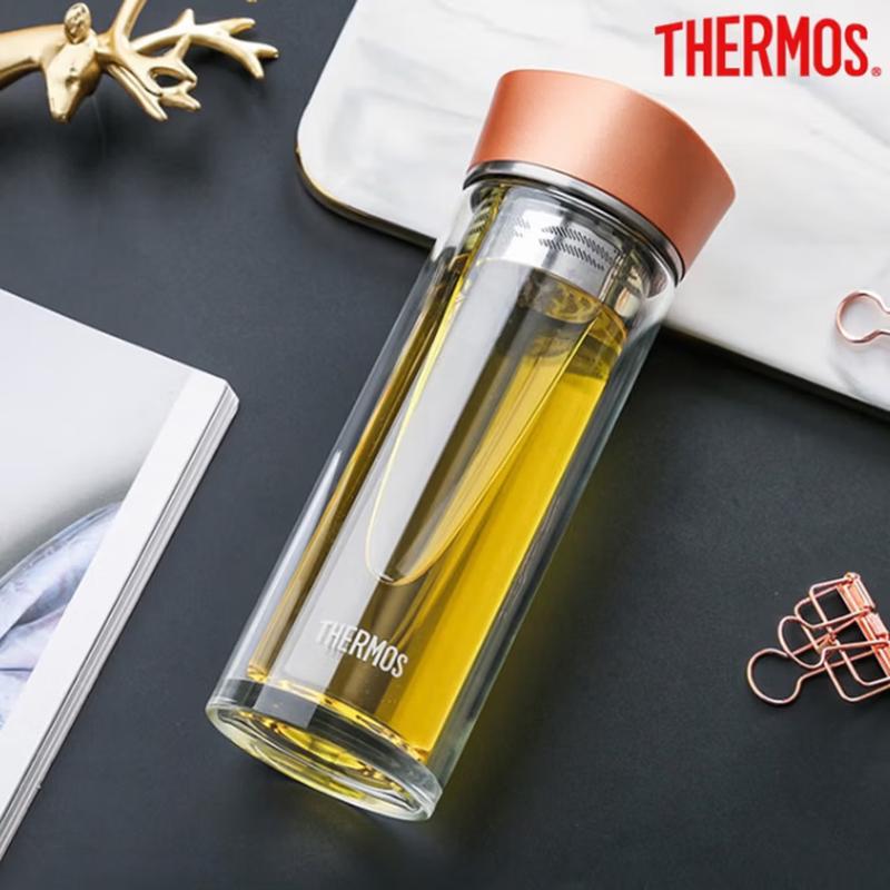Thermos Double Wall Glass Cup