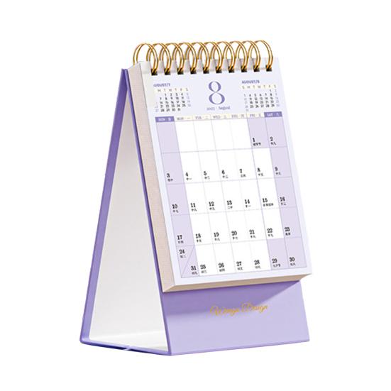 

Мини настольный календарь 2026 Янв.2026 - Дек.2026 12-месячный планировщик Двойной проволочный переплет Стоячий перекидной Маленький настольный календарь для дома и офиса S