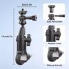Motorcycle Bicycle Holder 360 Rotating Handlebar Mount Bracket For Insta 360 X2 X3 X4 Go Pro 12 11 10 Dji