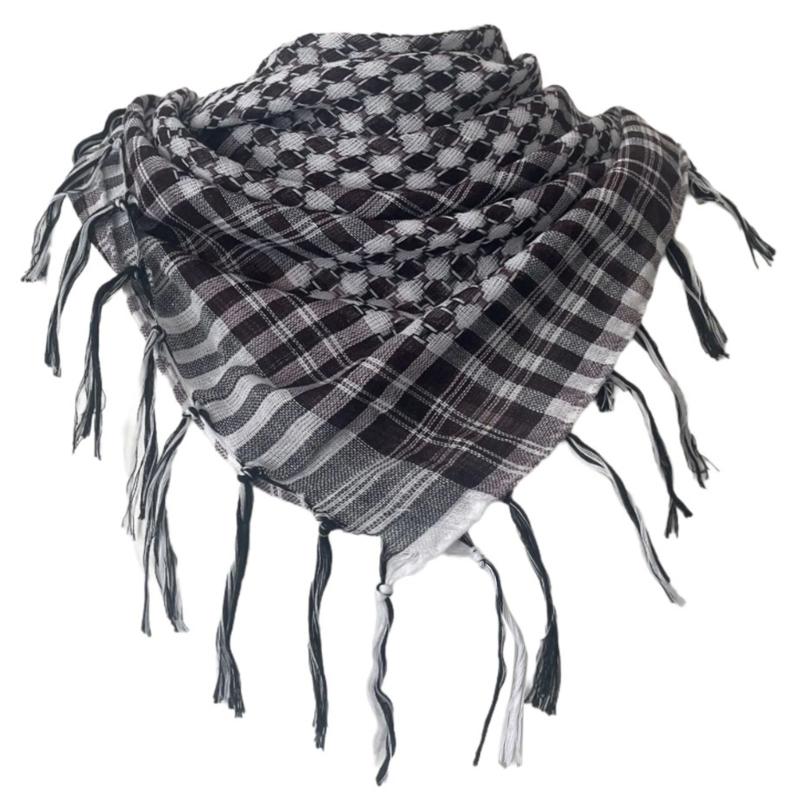 Arab Woman Kerchief Middle East Scarf Outdoor Breathable Turbans Multi Purpose Headscarf Driving Dustproof Kerchief