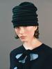 Eosseomnijeu Oversized Knit Hat_Stripe Black