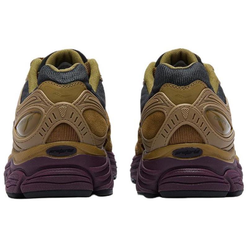 Saucony ProGrid Omni 9 unisex running shoes brown green soft comfy S70897-5