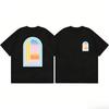 Cotton Tee Minimal Loose Streetwear Unisex Casual T-and Kids Tshirt Men Women Daily Fashion Top
