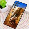 FOREST ELEPHANT Animal Phone Case for Samsung Galaxy note 10 pro S26 Ultra S23 S24 FE S25 S21 S22 PLUS shockproof Cove